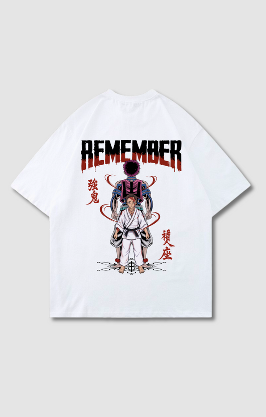 "REMEMBER" OVERSIZED SHIRT
