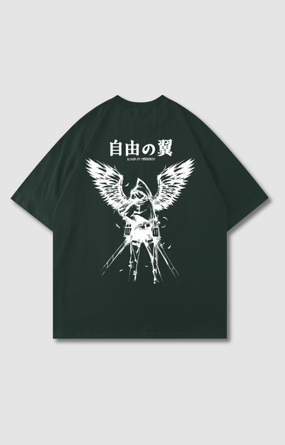 "WINGS OF FREEDOM" OVERSIZED SHIRT