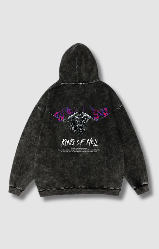 "KING OF HELL" VINTAGE HOODIE
