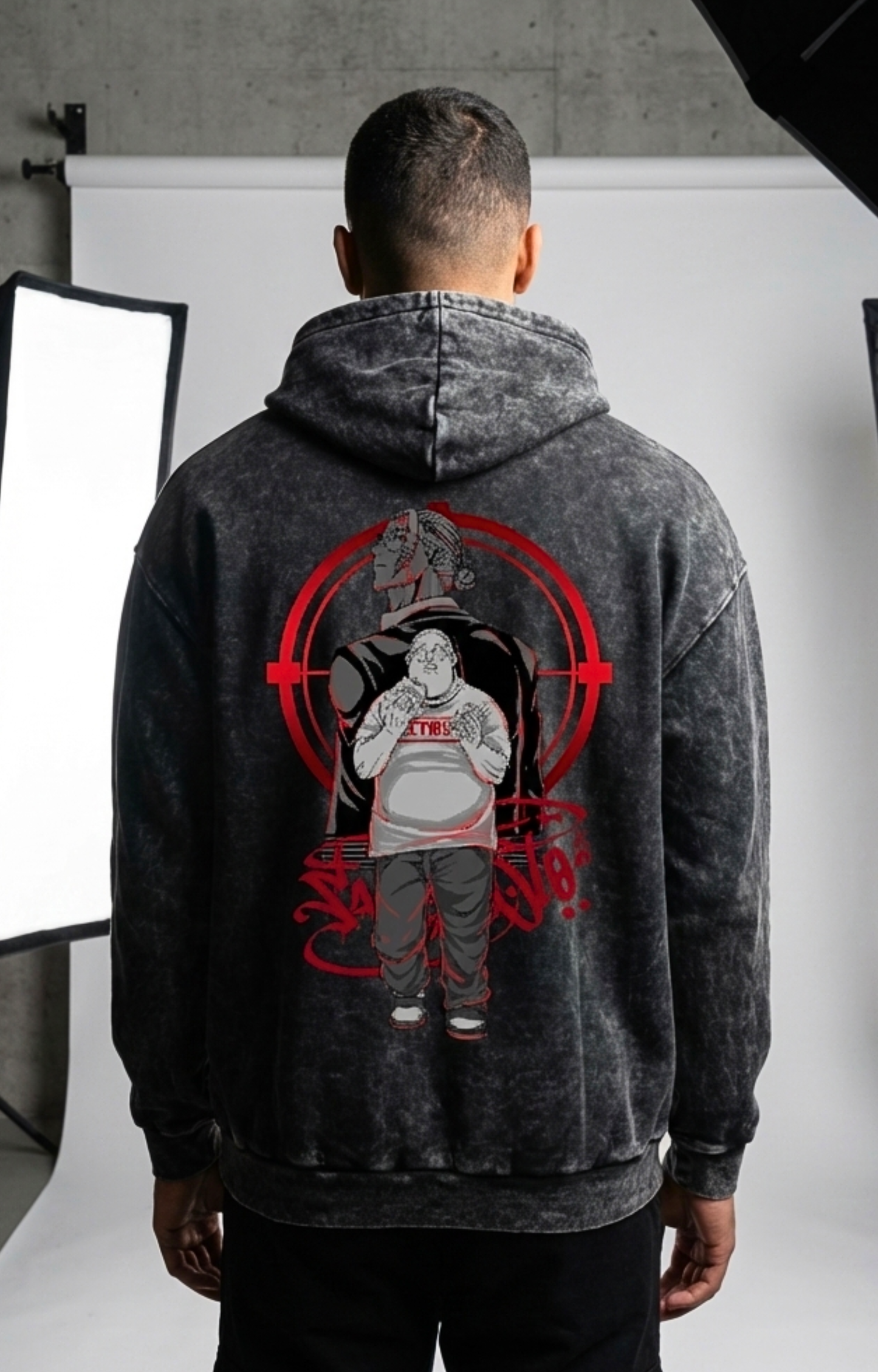 "RETIRED HITMAN" VINTAGE HOODIE