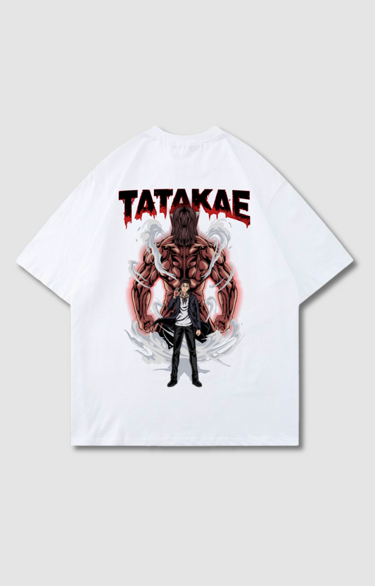 "TATAKAE" OVERSIZED SHIRT