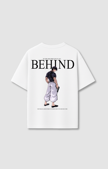 "LEFT BEHIND" OVERSIZED SHIRT