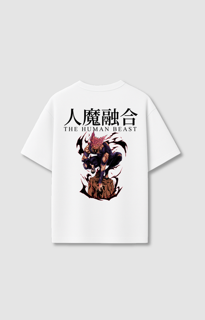 "HUMAN BEAST" OVERSIZED SHIRT