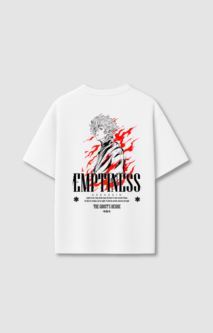 "EMPTINESS" OVERSIZED SHIRT
