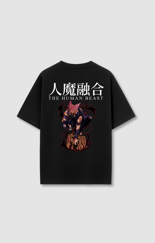 "HUMAN BEAST" OVERSIZED SHIRT