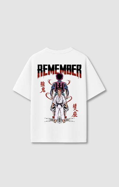 "REMEMBER" OVERSIZED SHIRT