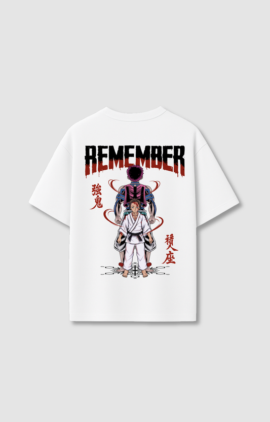 "REMEMBER" OVERSIZED SHIRT