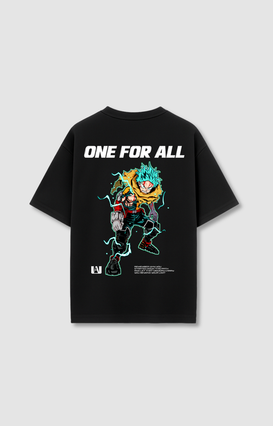 "ONE FOR ALL" OVERSIZED SHIRT