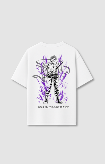 "GO BEYOND" OVERSIZED SHIRT