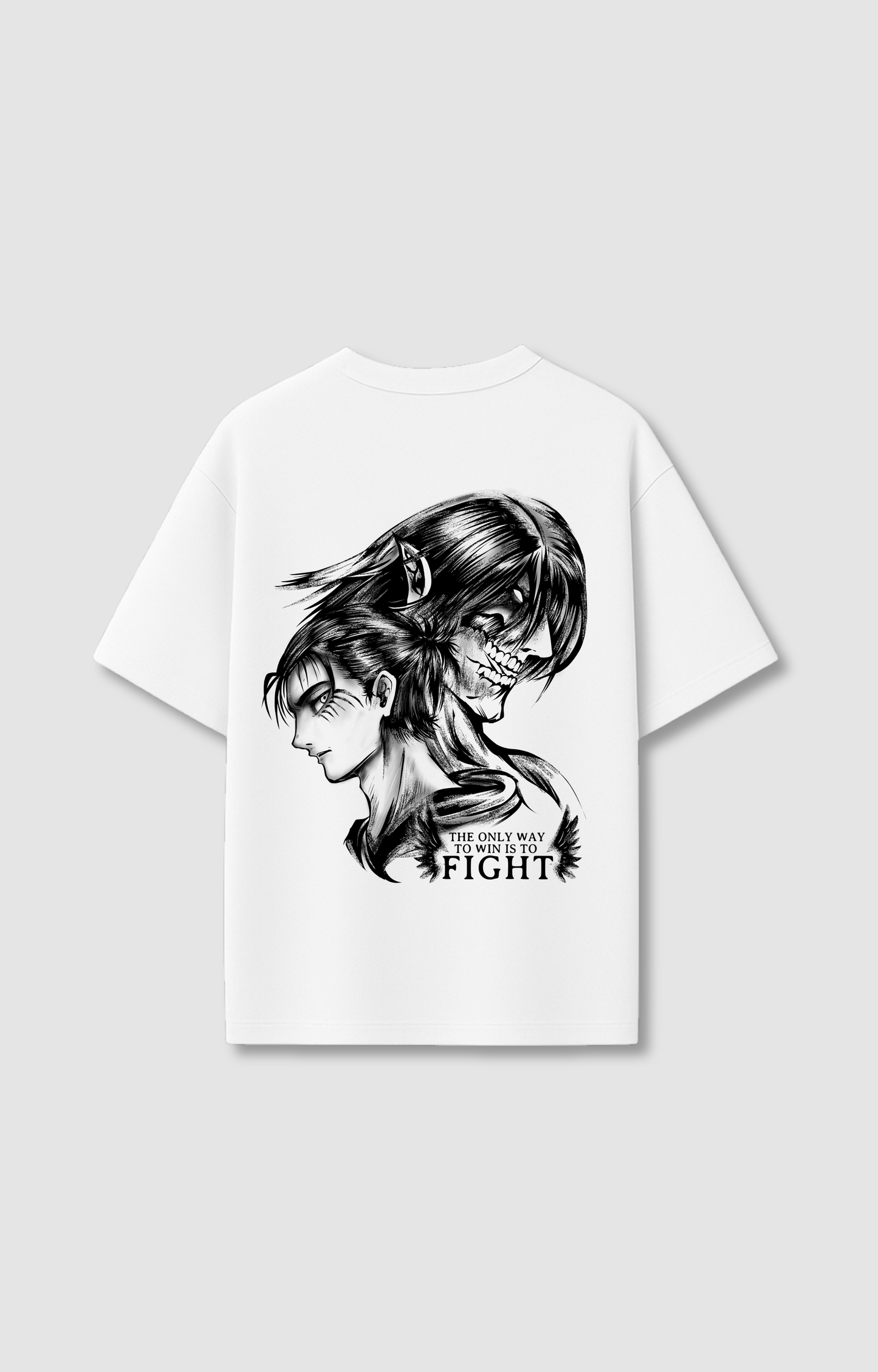 "FIGHT" OVERSIZED SHIRT