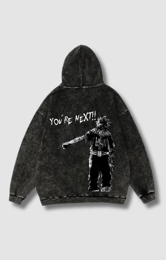 "YOU ARE NEXT" VINTAGE HOODIE