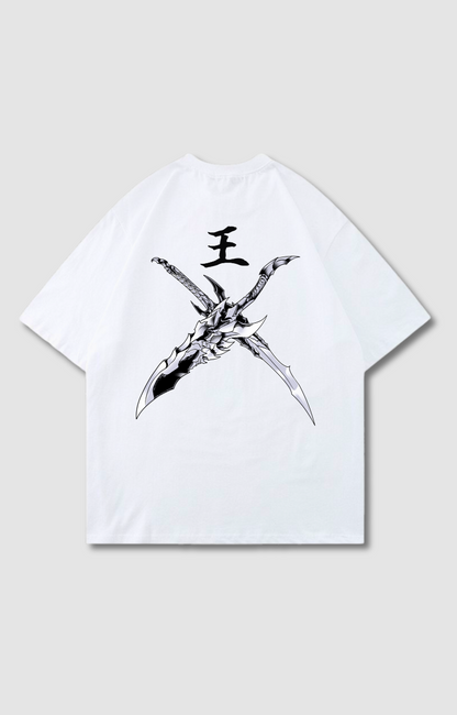 "SHADOW BLADES" OVERSIZED SHIRT