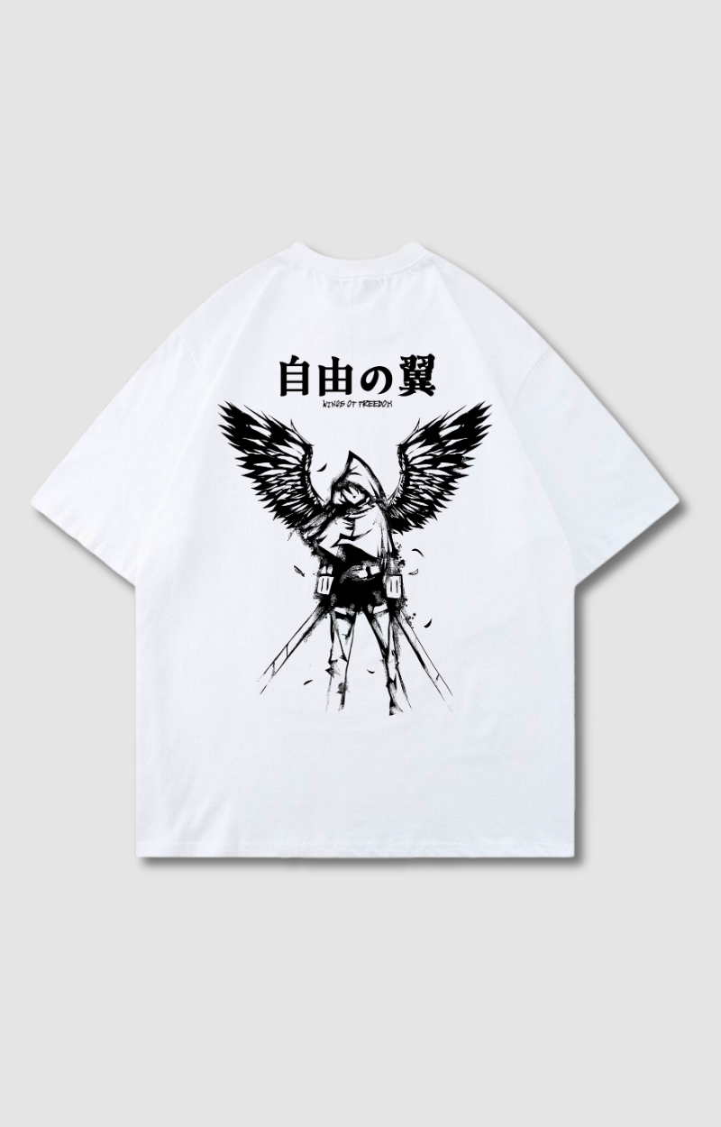 "WINGS OF FREEDOM" OVERSIZED SHIRT