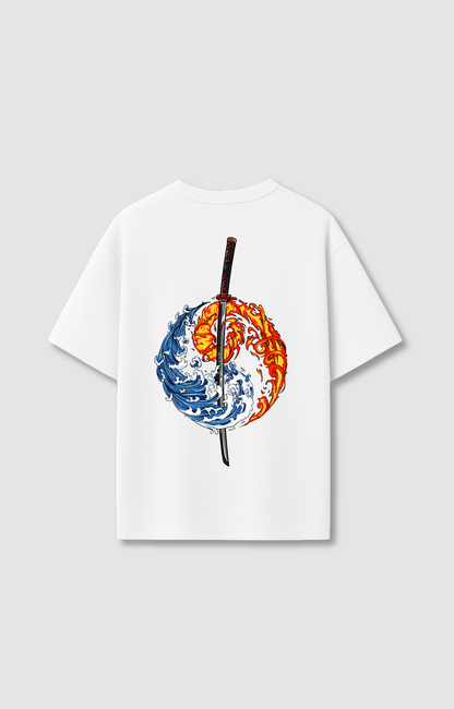 "YIN & YANG KATANA" OVERSIZED SHIRT