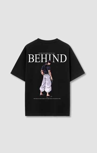 "LEFT BEHIND" OVERSIZED SHIRT