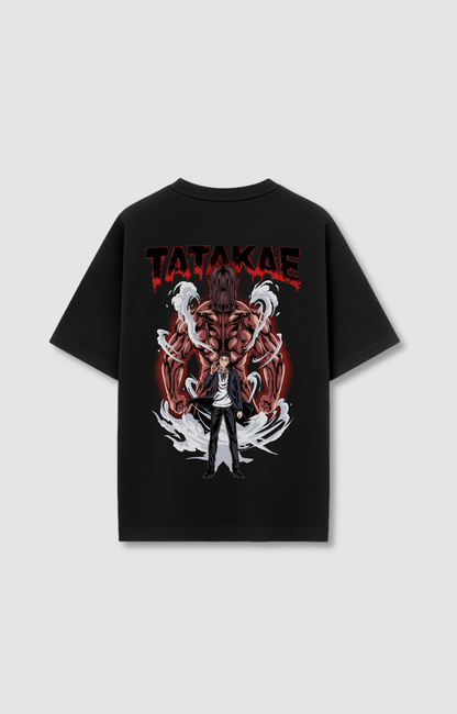 "TATAKAE" OVERSIZED SHIRT