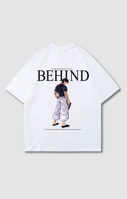 "LEFT BEHIND" OVERSIZED SHIRT