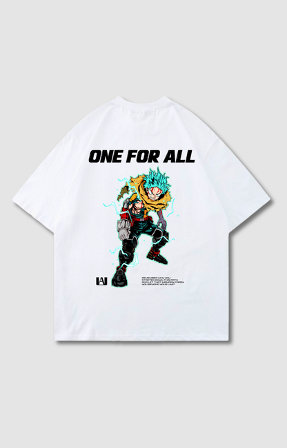 "ONE FOR ALL" OVERSIZED SHIRT