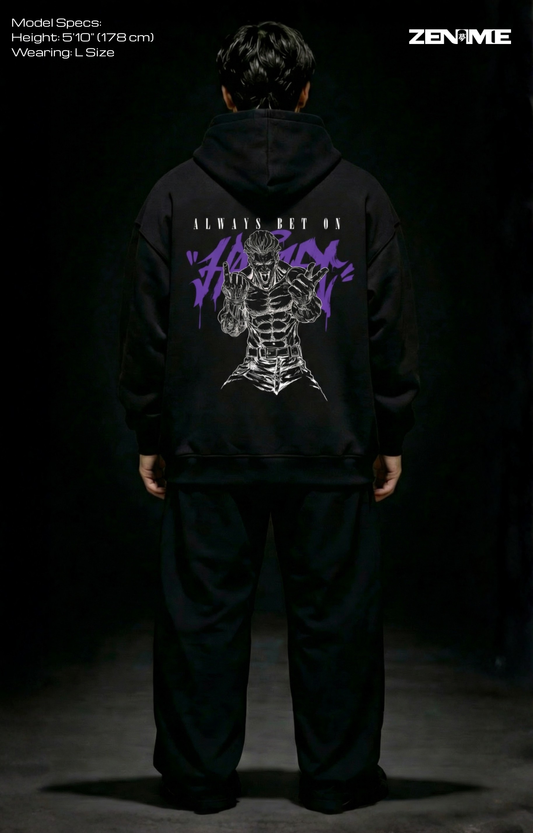 "BET ON" OVERSIZED HOODIE