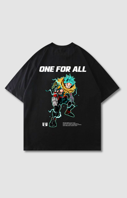 "ONE FOR ALL" OVERSIZED SHIRT