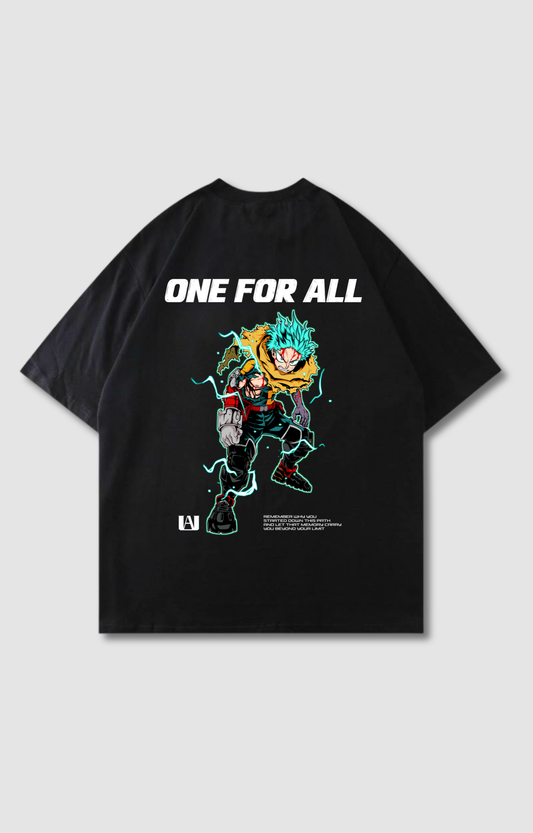 "ONE FOR ALL" OVERSIZED SHIRT
