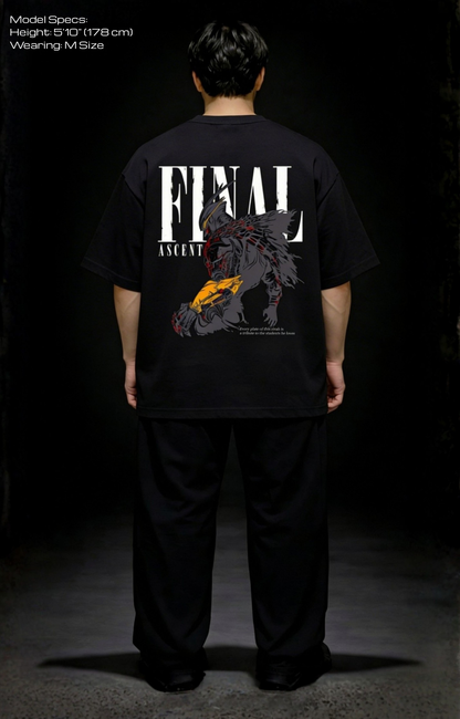 "FINAL ASCENT" OVERSIZED SHIRT