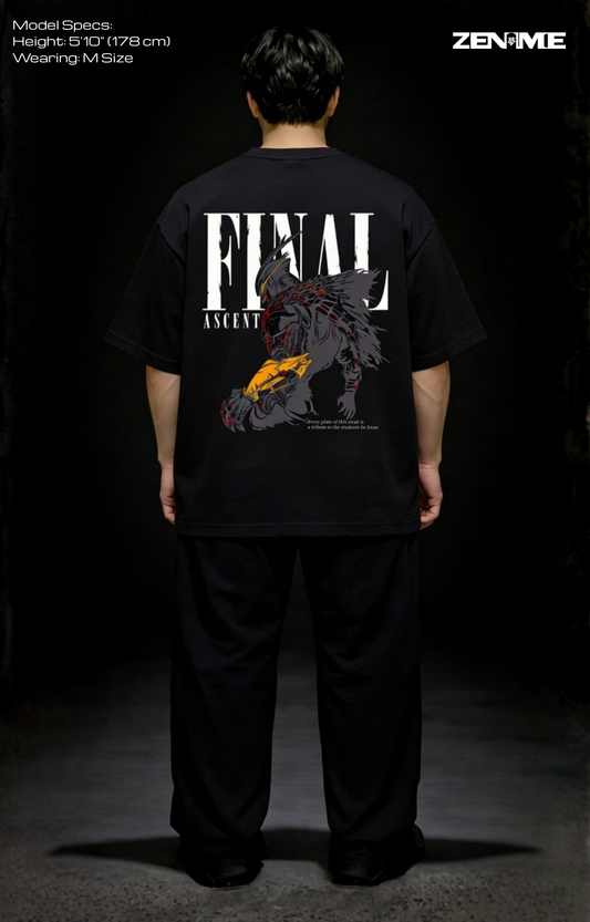 "FINAL ASCENT" OVERSIZED SHIRT