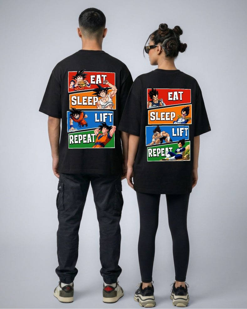 LIFT REPEAT COUPLE SHIRT