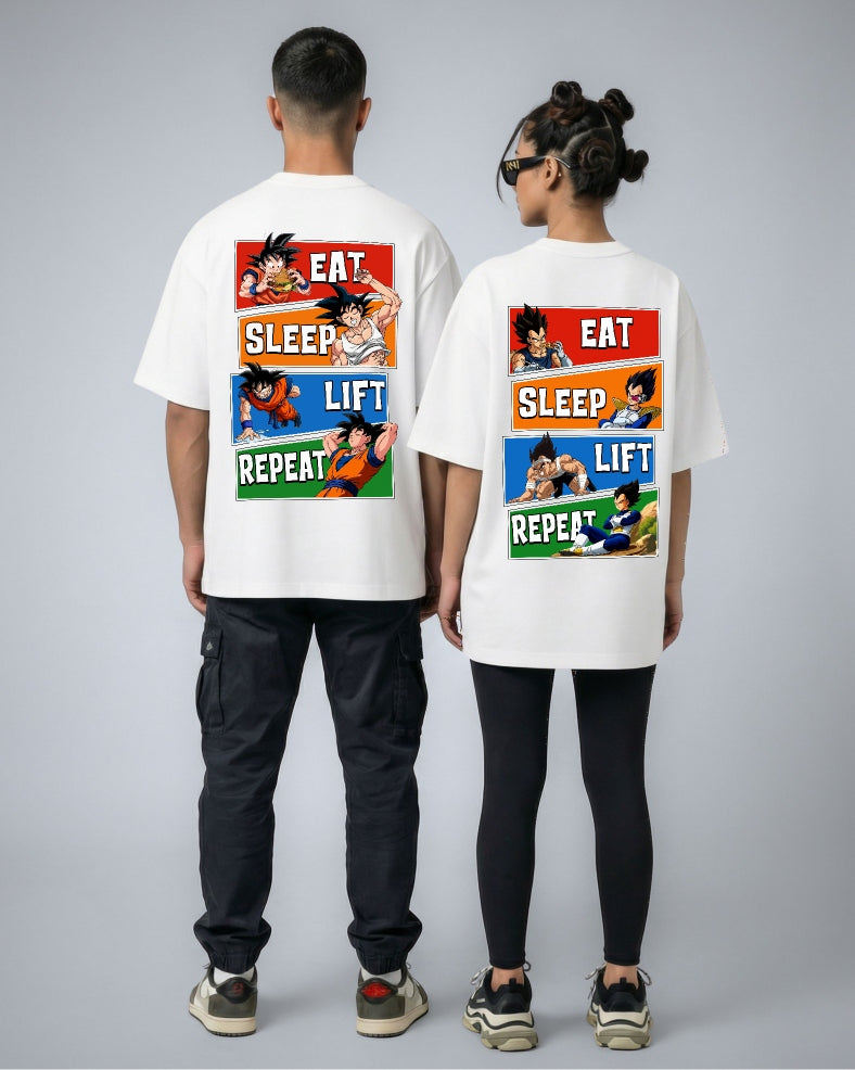 LIFT REPEAT COUPLE SHIRT