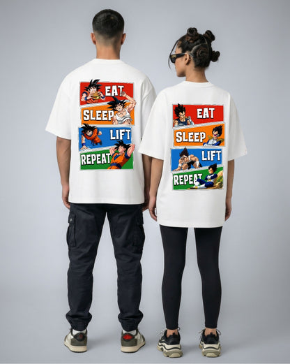 LIFT REPEAT COUPLE SHIRT