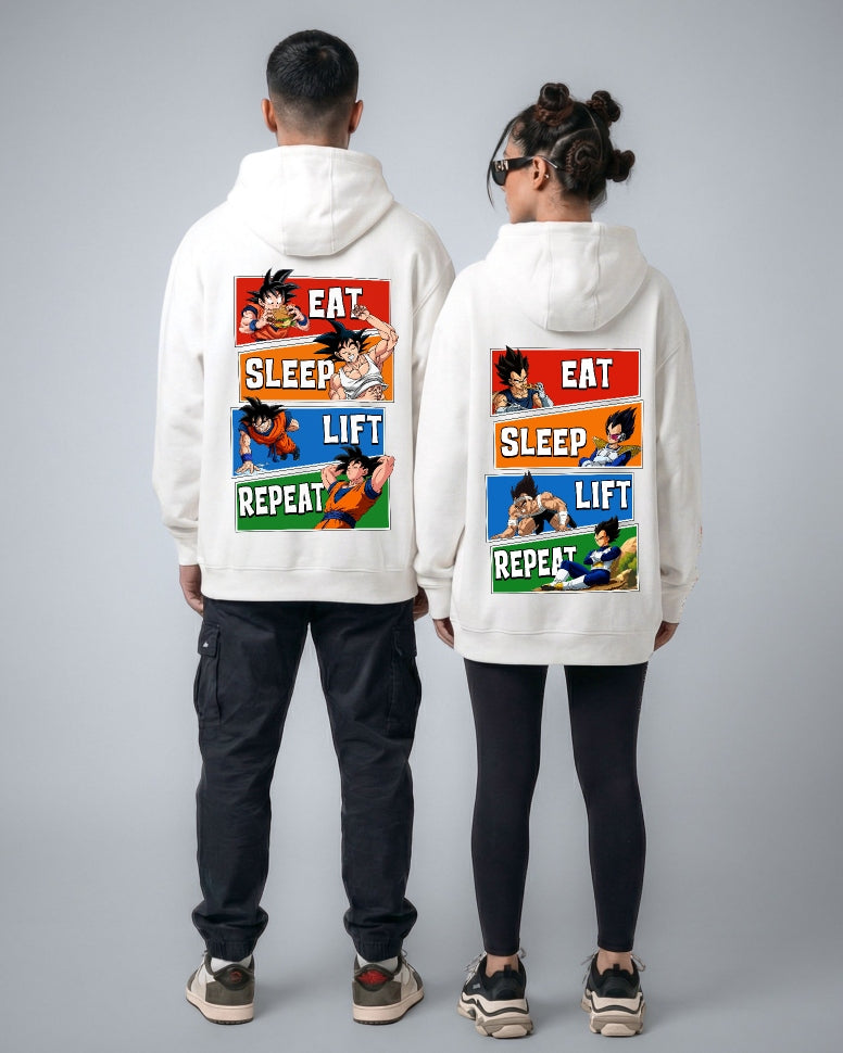 LIFT REPEAT COUPLE HOODIE