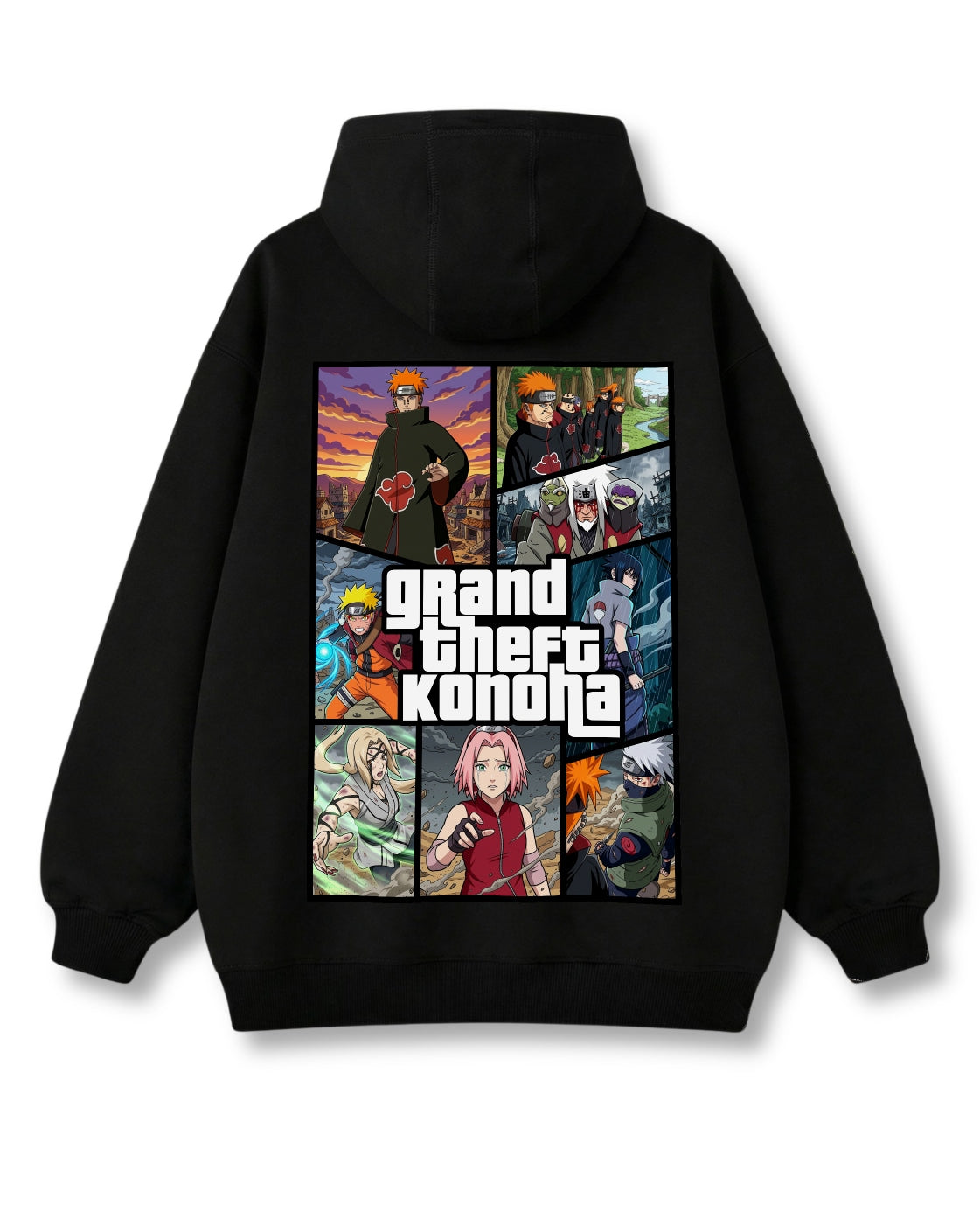 GRAND THEFT KONOHA OVERSIZED HOODIE
