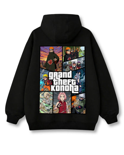 GRAND THEFT KONOHA OVERSIZED HOODIE