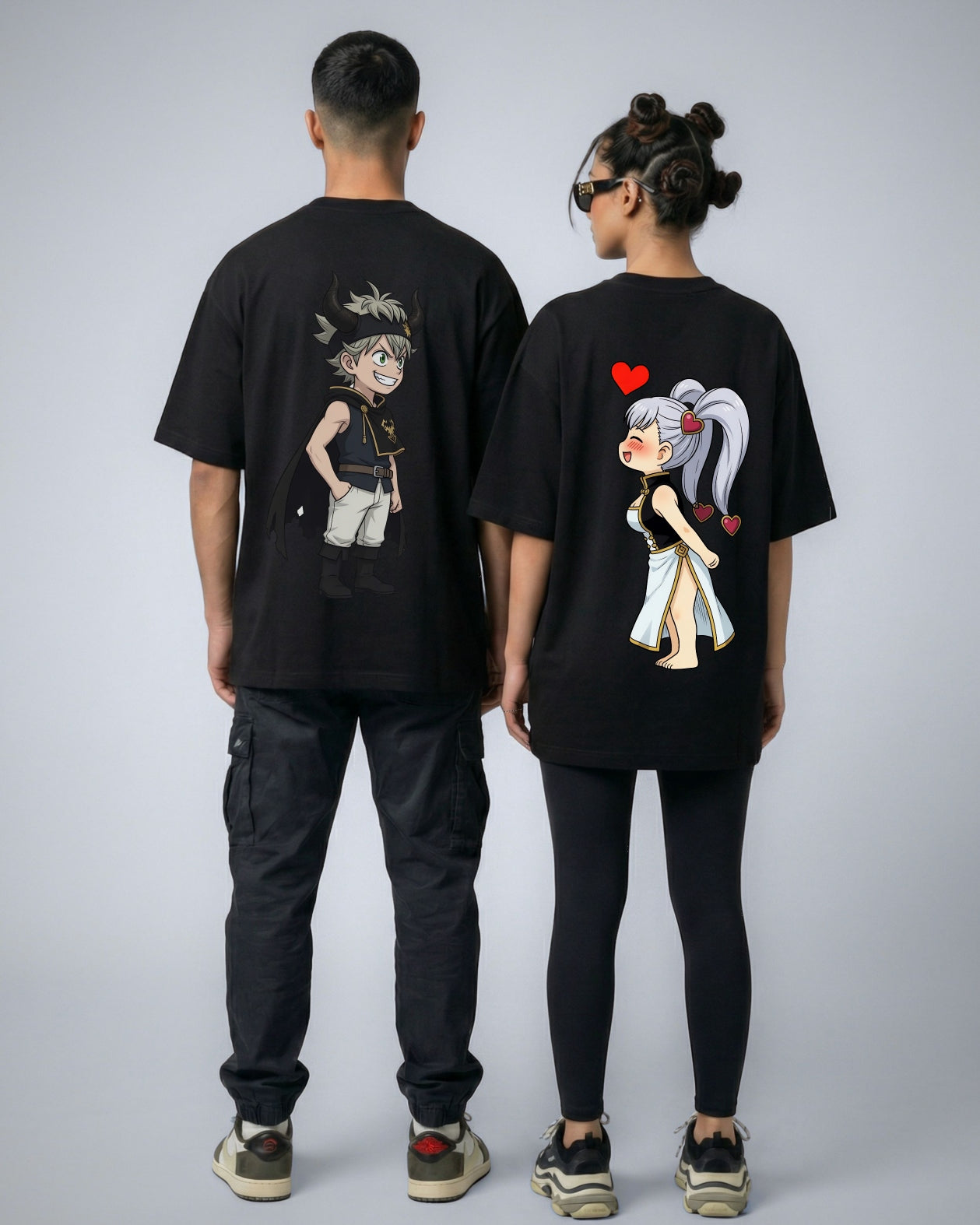 BLACK BULLS COUPLE SHIRT