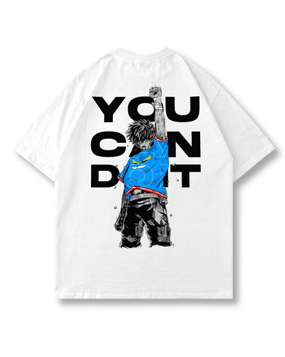 YOU CAN DO IT OVERSIZED SHIRT