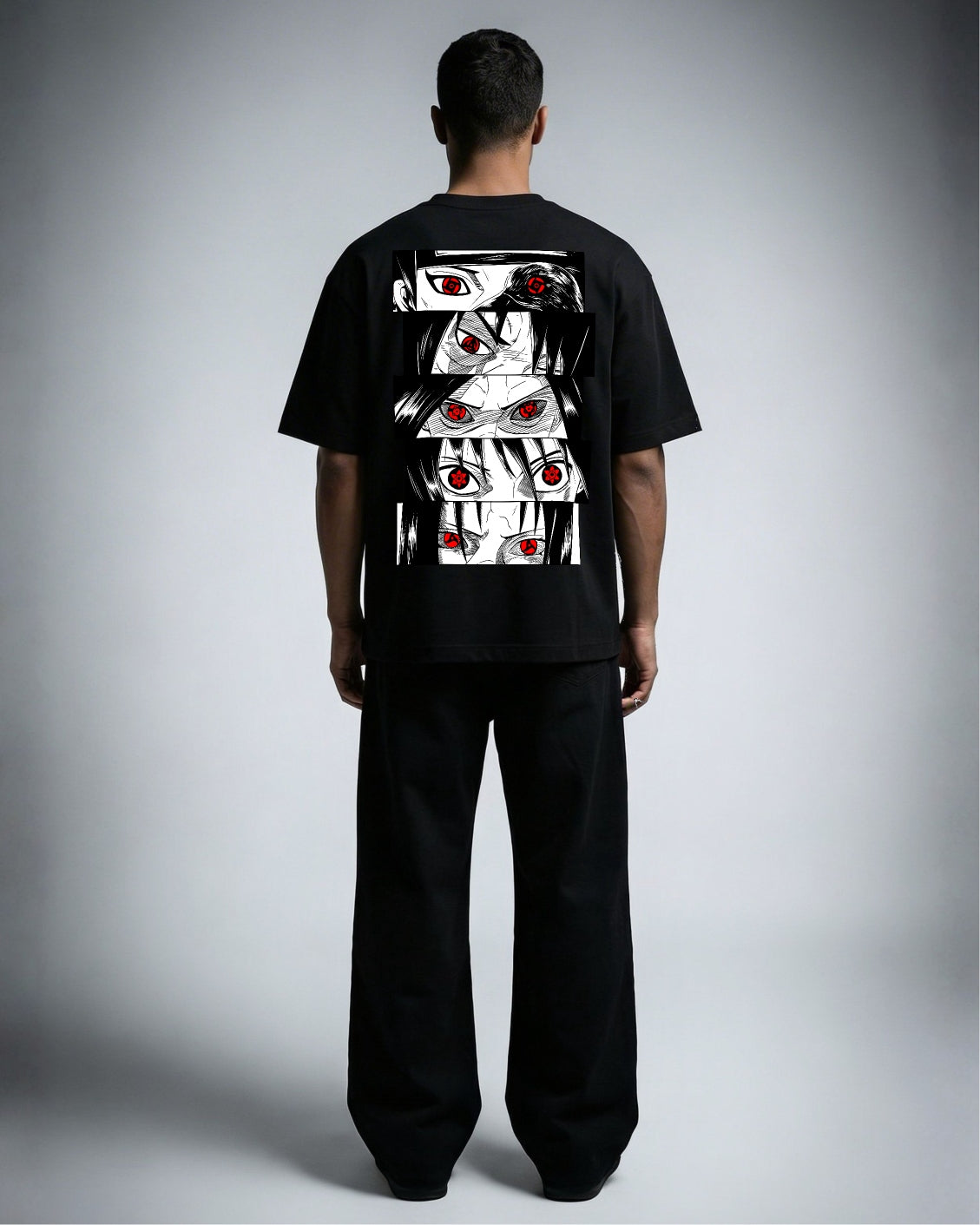 MANGEKYO EYES OVERSIZED SHIRT