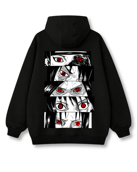 MANGEKYO EYES OVERSIZED HOODIE