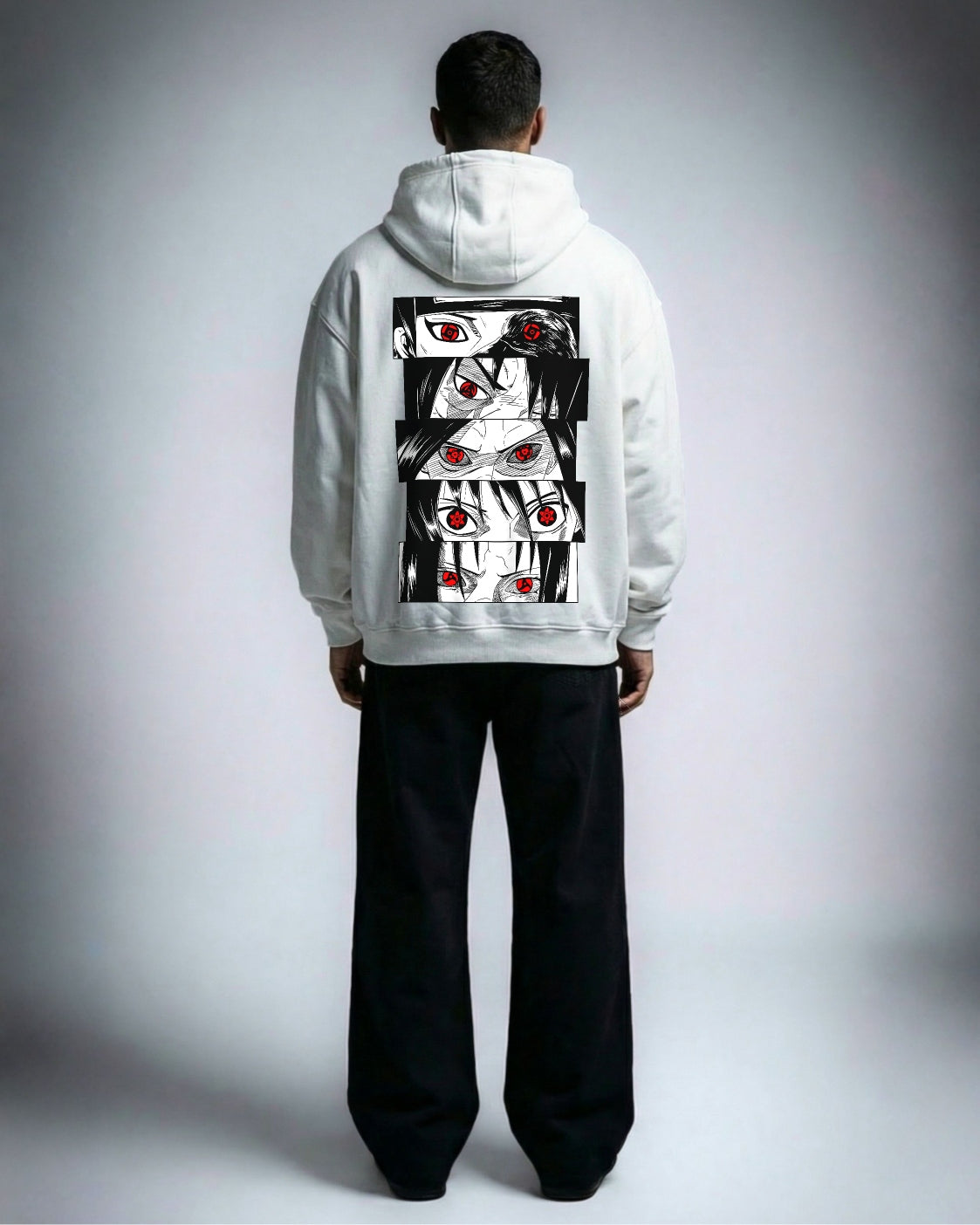 MANGEKYO EYES OVERSIZED HOODIE