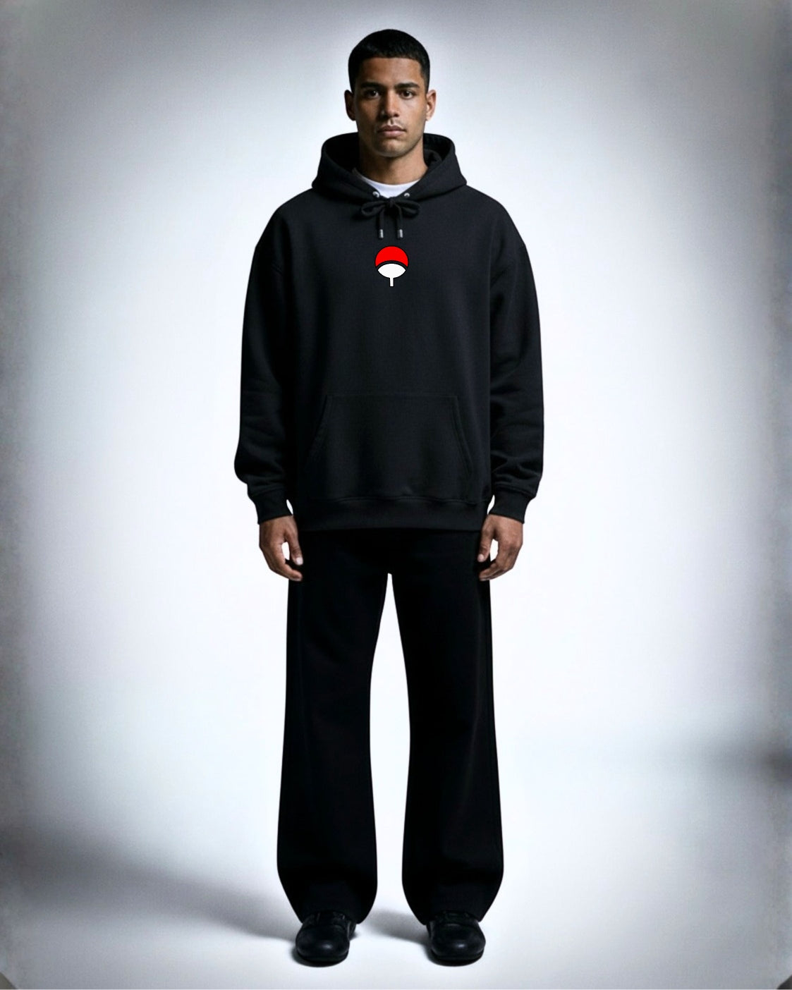 MANGEKYO EYES OVERSIZED HOODIE