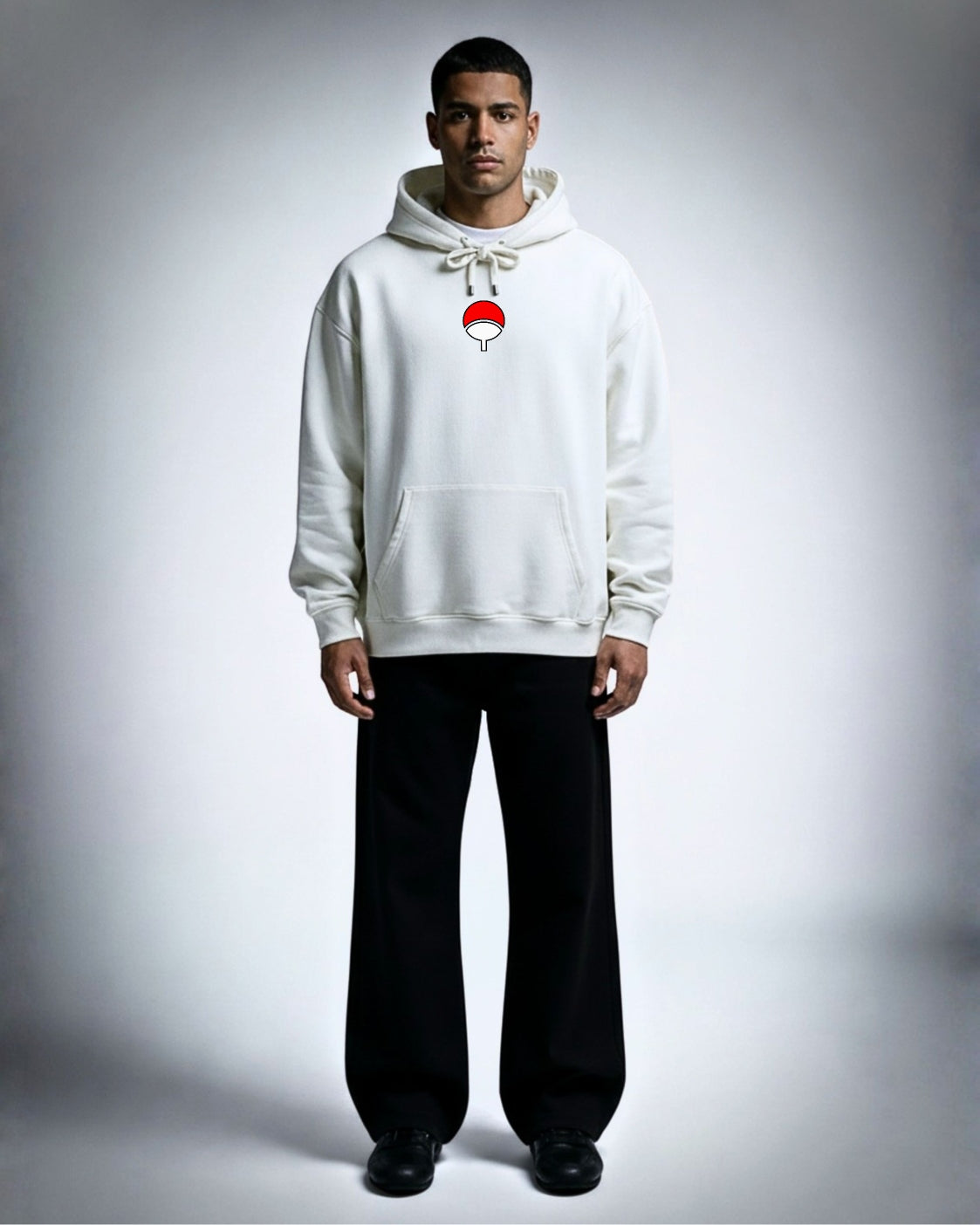 MANGEKYO EYES OVERSIZED HOODIE