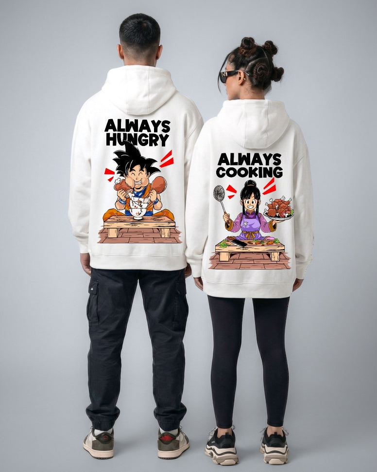 ALWAYS COOKING COUPLE HOODIE