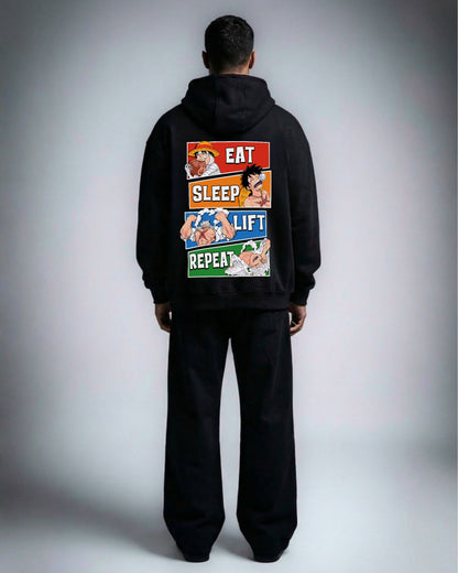 NIKA LIFT REPEAT OVERSIZED HOODIE