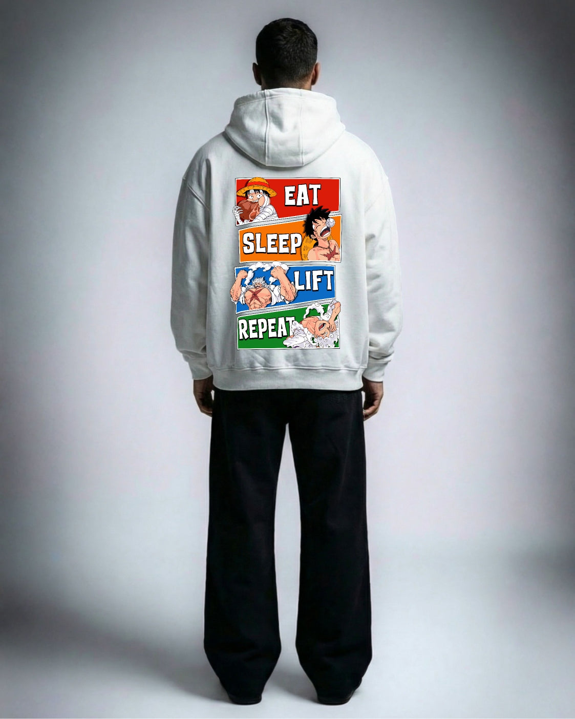 NIKA LIFT REPEAT OVERSIZED HOODIE
