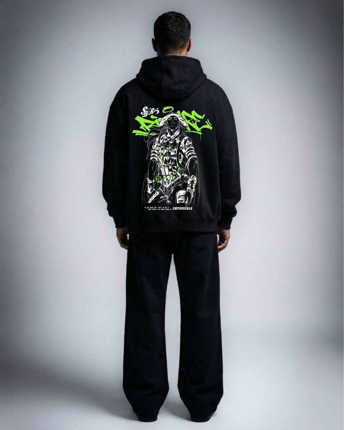 IRON WILL OVERSIZED HOODIE