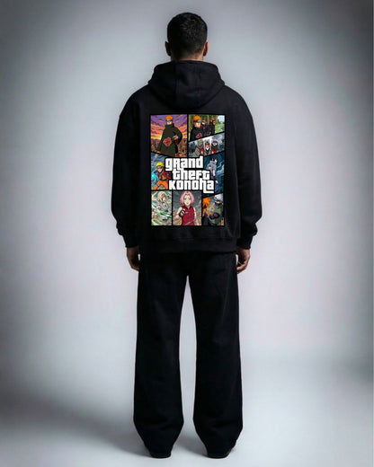 GRAND THEFT KONOHA OVERSIZED HOODIE