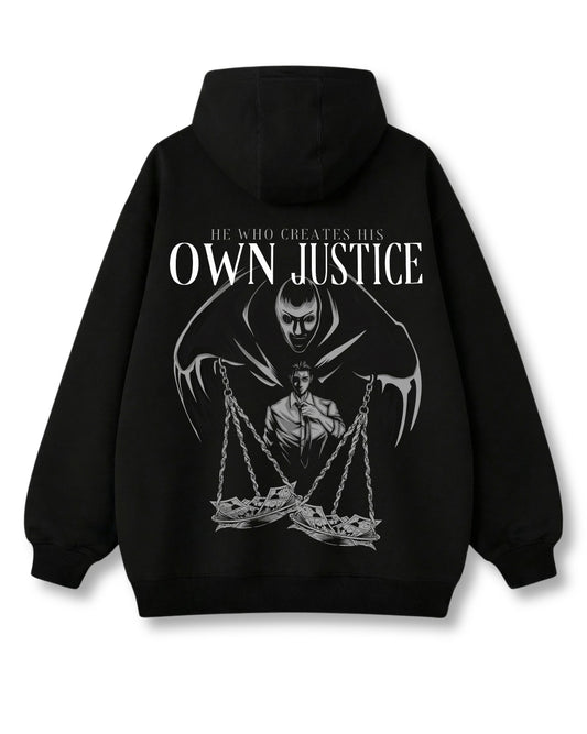 OWN JUSTICE OVERSIZED HOODIE