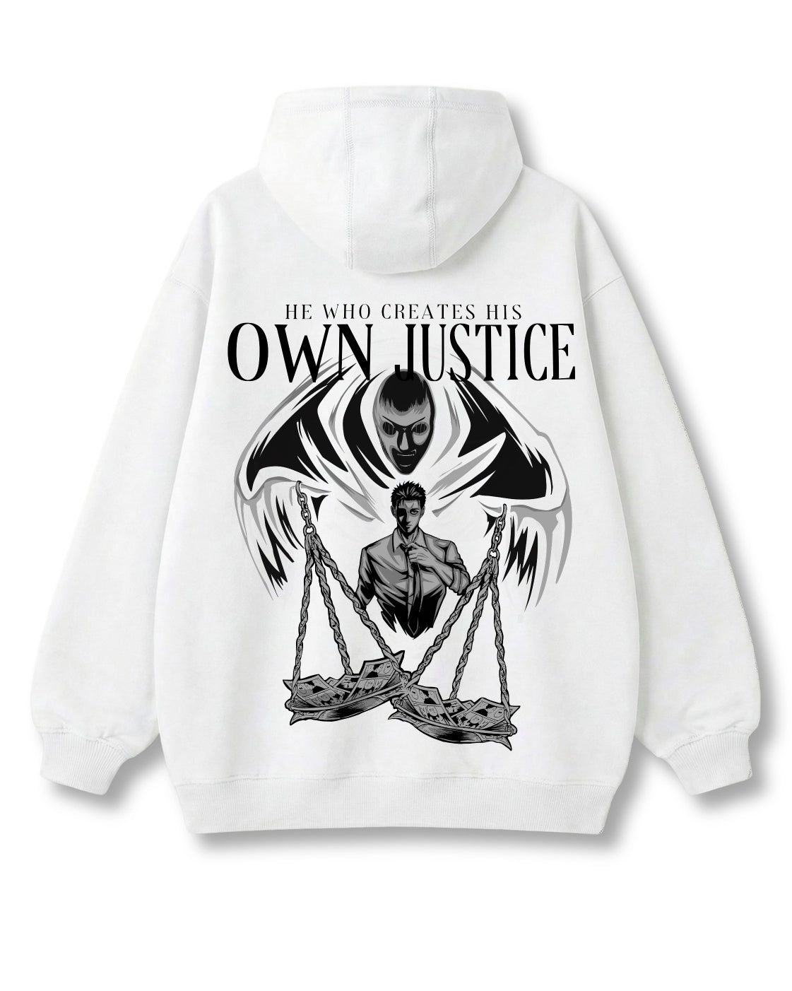 OWN JUSTICE OVERSIZED HOODIE