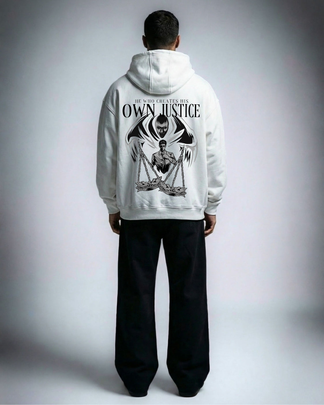 OWN JUSTICE OVERSIZED HOODIE