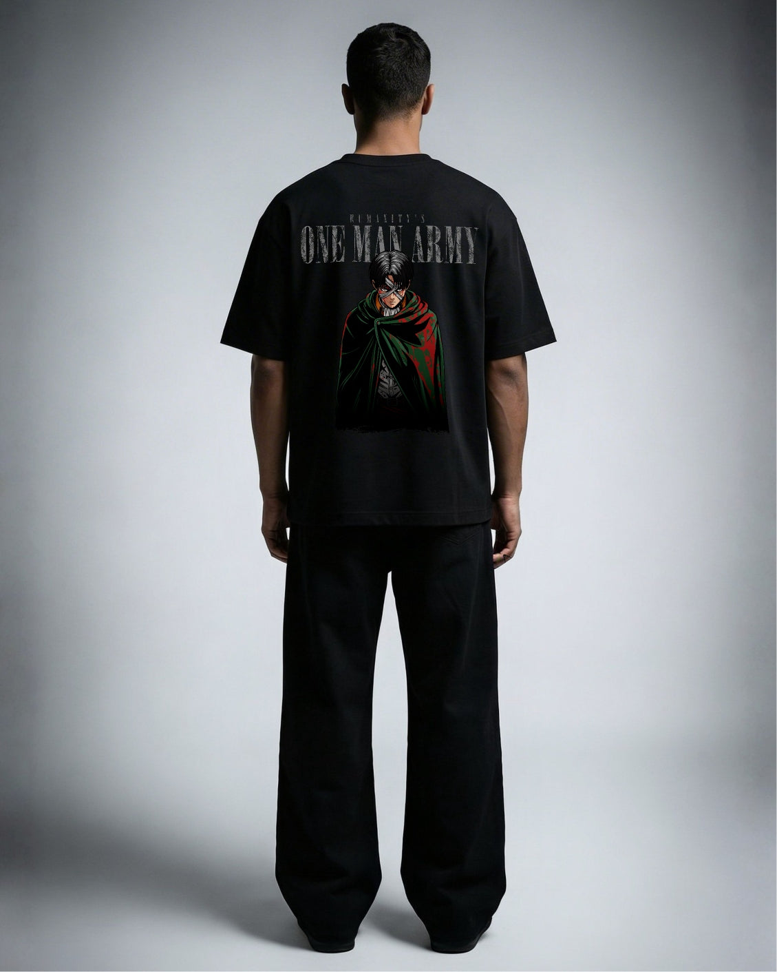 ONE MAN ARMY OVERSIZED SHIRT