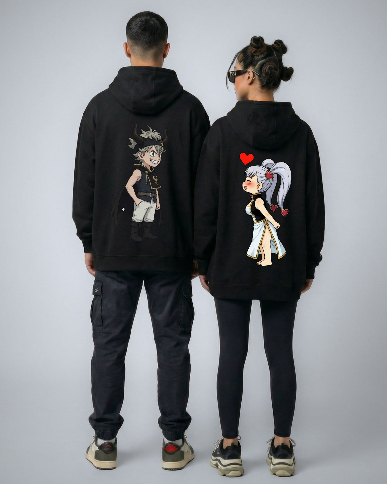 BLACK BULLS COUPLE HOODIE